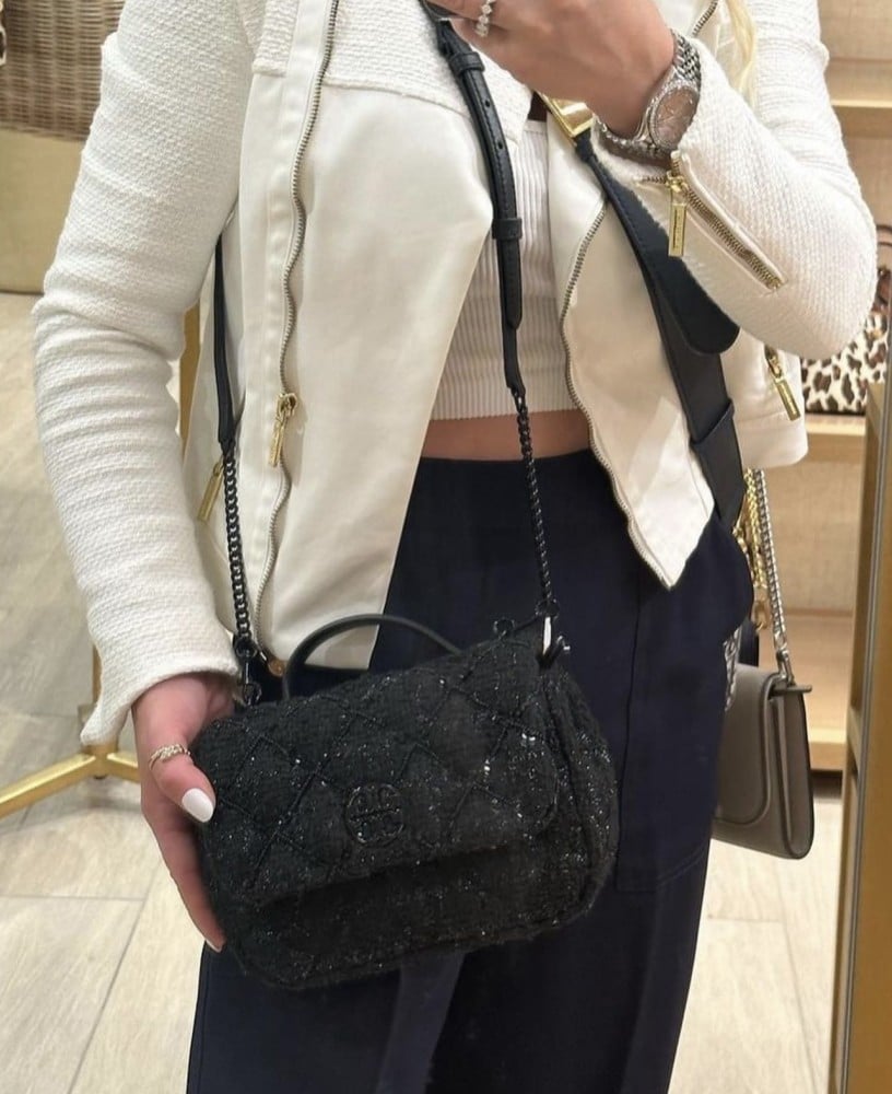 Tory burch | Willa Tweed Mini Top Handle Bag