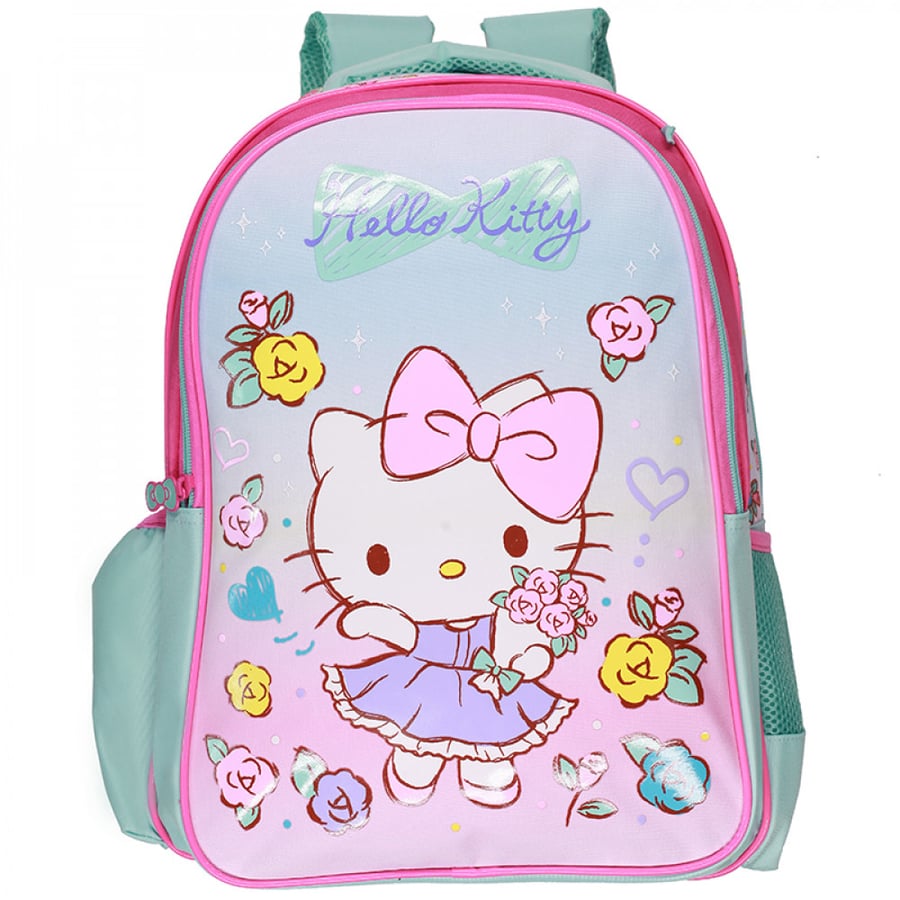 شنطة ظهر,هيلوكيتي,hello kitty,backpack,شنطة مع مقلمية