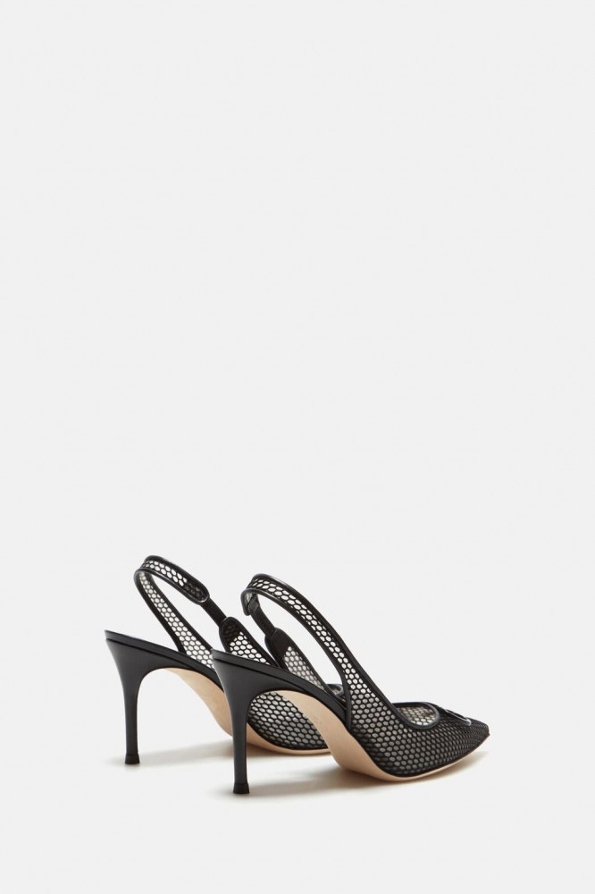 INITIALS INSIGNIA MESH SLINGBACK PUMPS