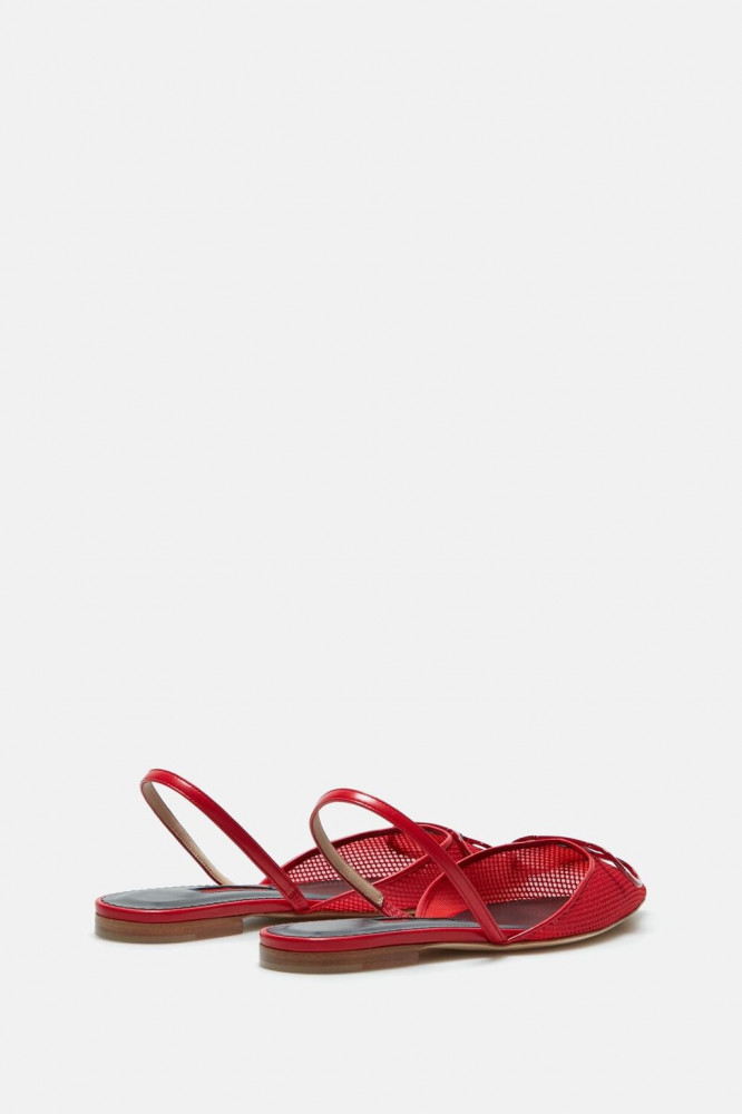 MESH SLINGBACK FLATS