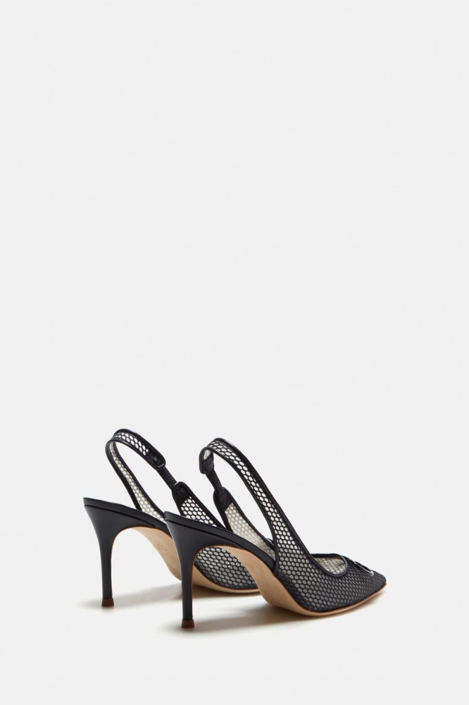 INITIALS INSIGNIA MESH SLINGBACK PUMPS