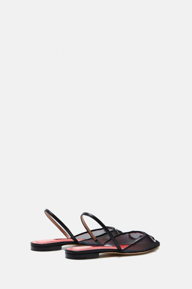 MESH SLINGBACK FLATS