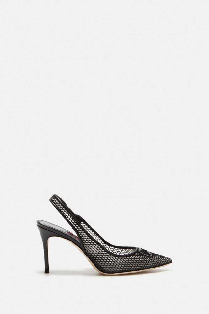 INITIALS INSIGNIA MESH SLINGBACK PUMPS