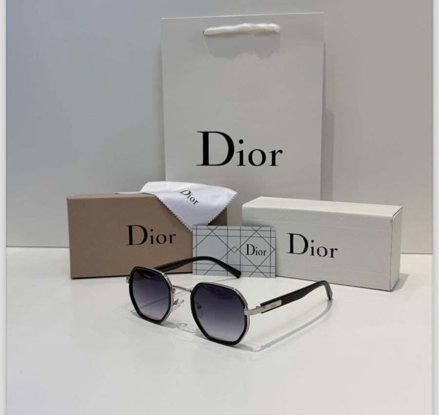 نظاره Dior رجالي باطار فضي