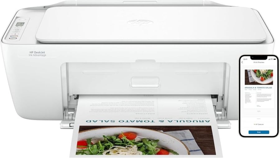 طابعة HP جيت ملون واي فاي متعدده المهام HP DeskJet Ink Advantage 2875