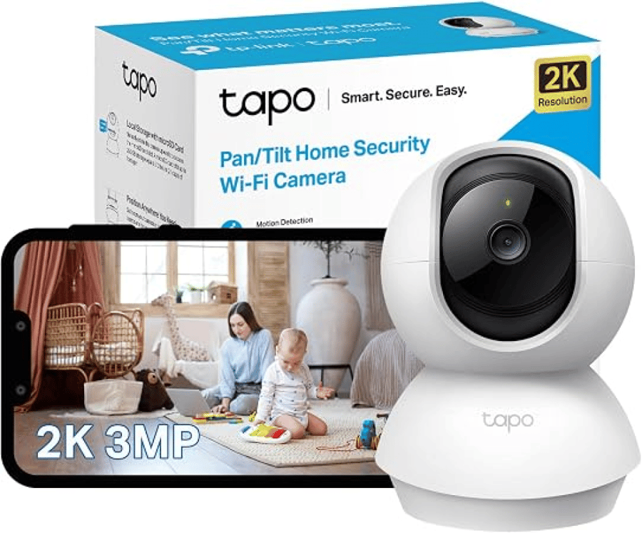 كاميرا مراقبة Tapo C210 بدقة 2K مع رؤية ليلية وكشف حركة