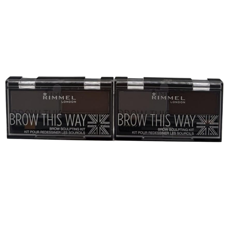 طقم الحواجب Rimmel Brow This Way Sculpting Kit مع العلبة