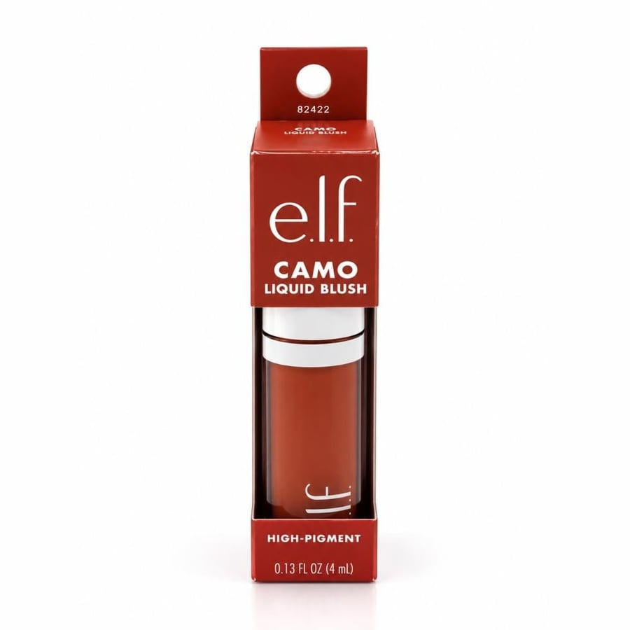 بلاشر سائل e l f Camo Liquid Blush Bronze Bombshell مع العلبة