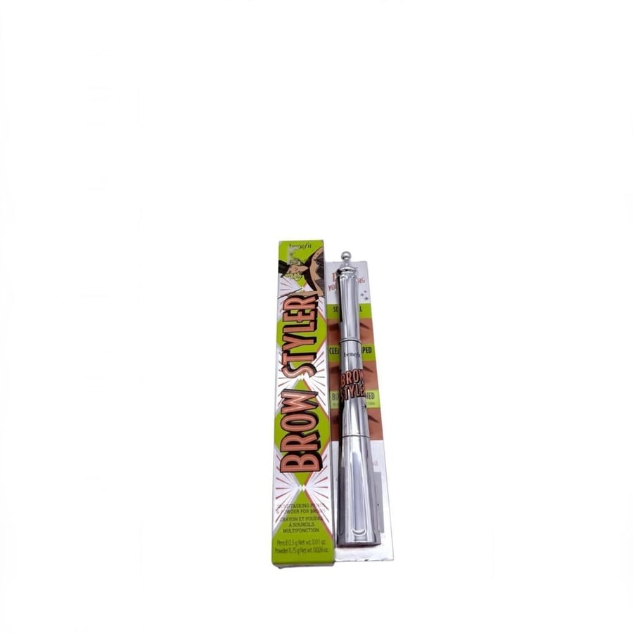 قلم وبودرة حواجب Benefit Brow Styler 4 5 Neutral Deep Brown مع العلبة