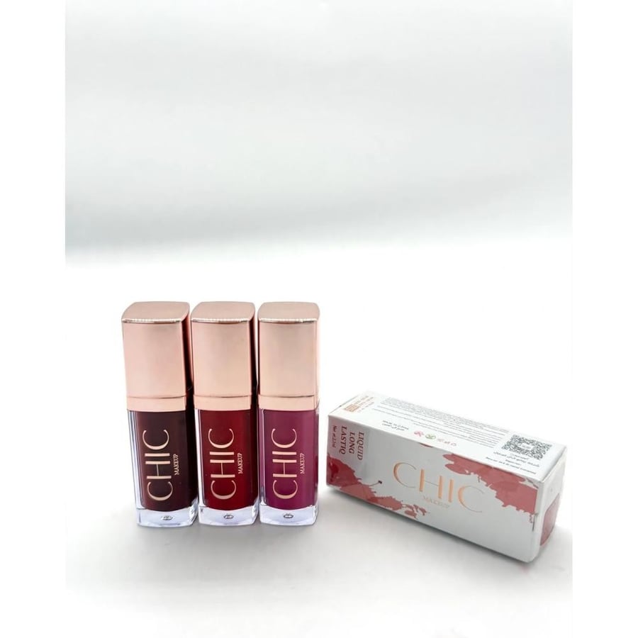 أحمر شفاه سائل مطفي CHIC Liquid Long Lasting من زاوية أخرى لقطة ثانية