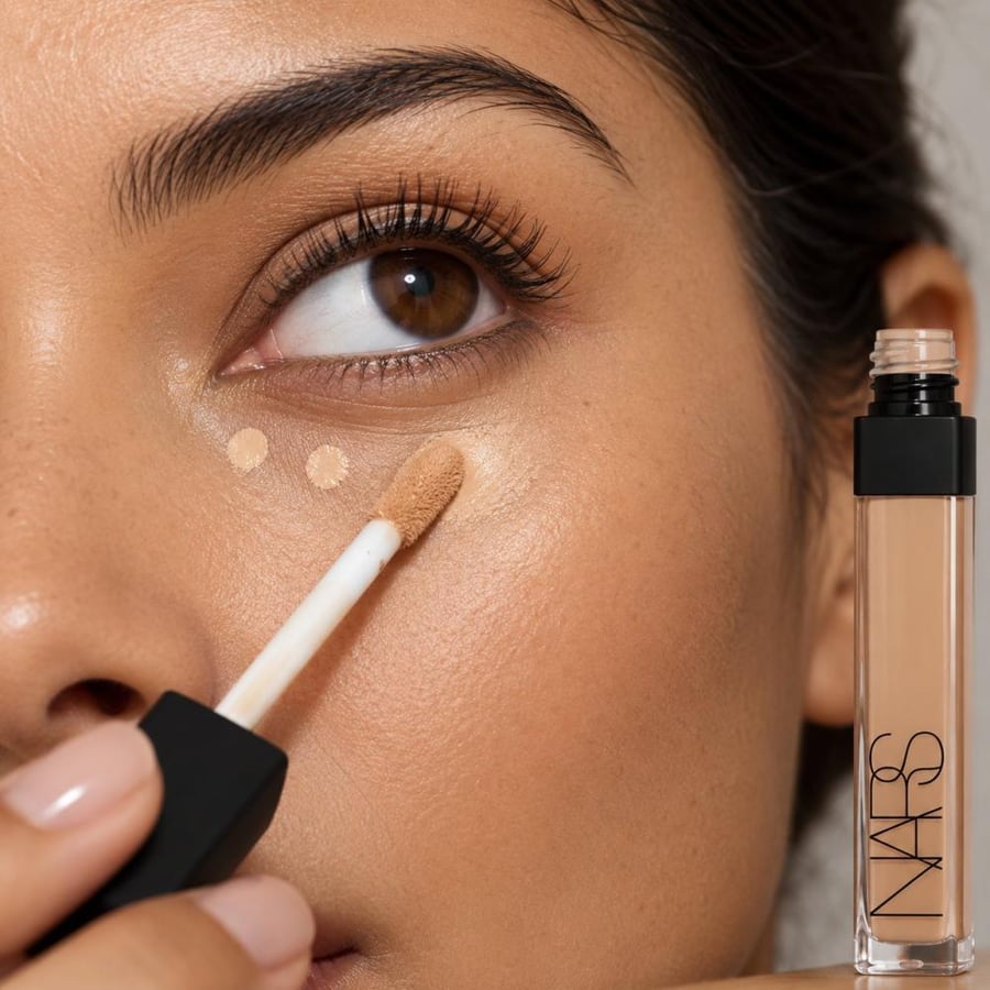 طريقة استخدام كونسيلر NARS Radiant Creamy تحت العين