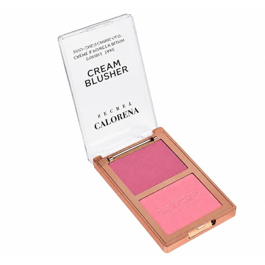 باليت بلاشر كريمي وبودرة CALORENA Cream Blush Duo درجة 05