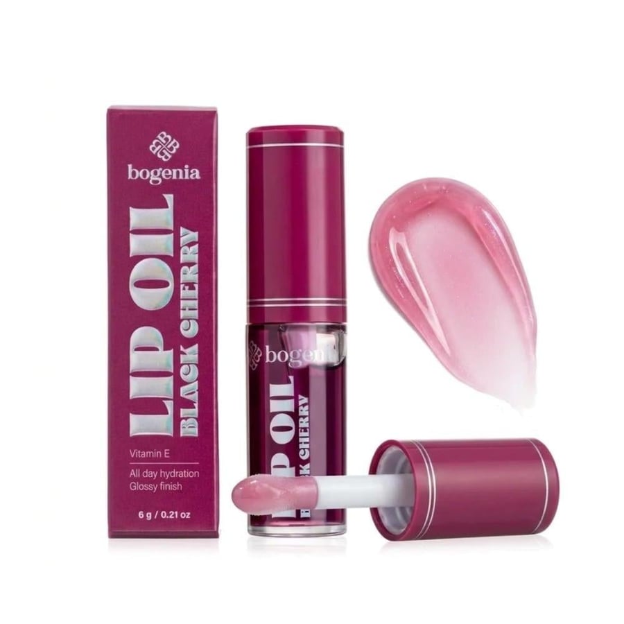 قوام زيت شفاه Bogenia Lip Oil عن قرب