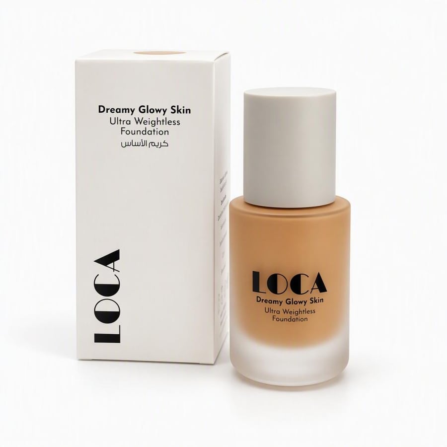 كريم أساس Loca Dreamy Glowy Skin مع العلبة 30 مل
