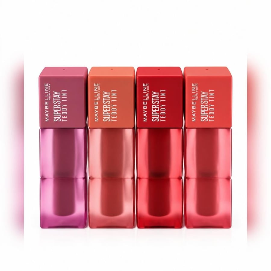 درجات تنت شفاه وخدود Maybelline Super Stay Teddy Tint