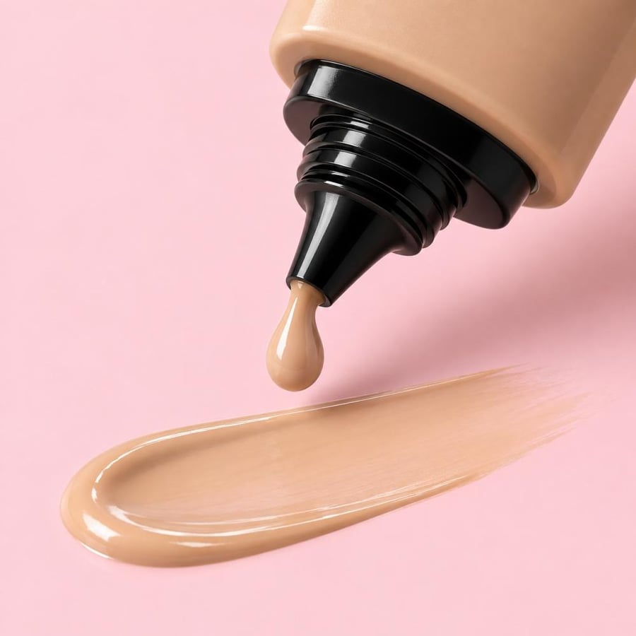 قوام كريم أساس Huda Beauty Easy Blur الخفيف عن قرب