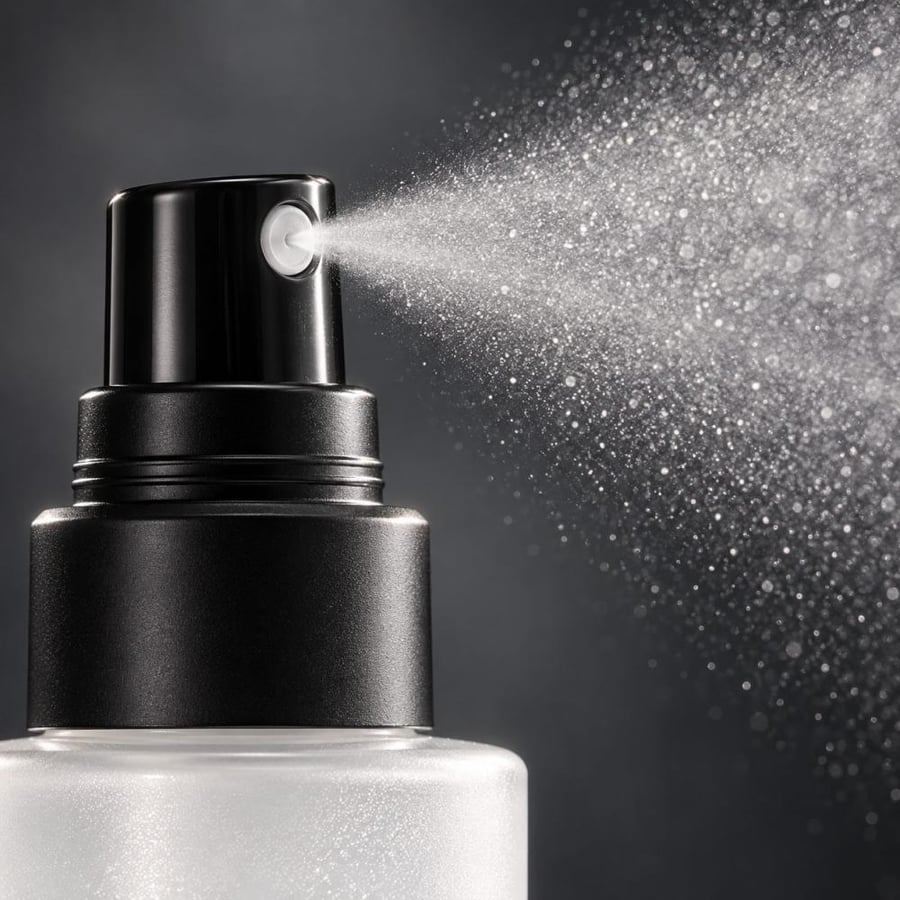 رذاذ بخاخ Mist and Fix الناعم عن قرب
