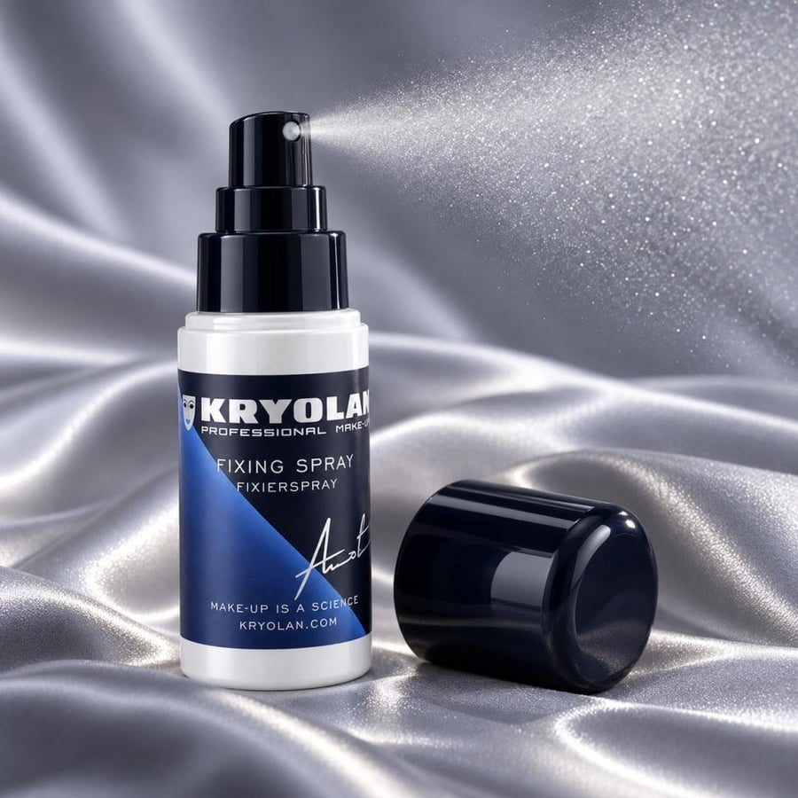 قوام بخاخ مثبت المكياج Kryolan Fixing Spray عن قرب