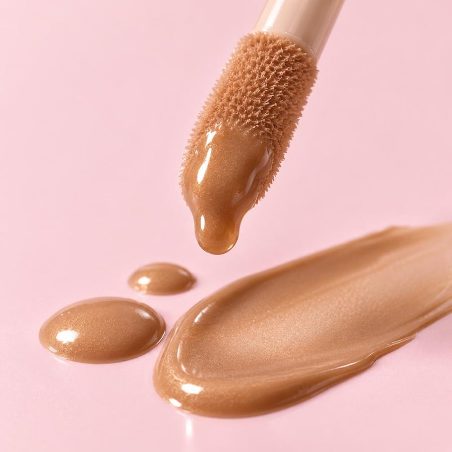قوام فلتر elf Halo Glow المضيء على العصا عن قرب