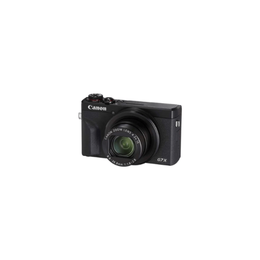 كاميرا كانون PowerShot G7 X Mark III بدقة 20.1 ميجابكسل، تصوير 4K وتقريب بصري 4.2x – أسود