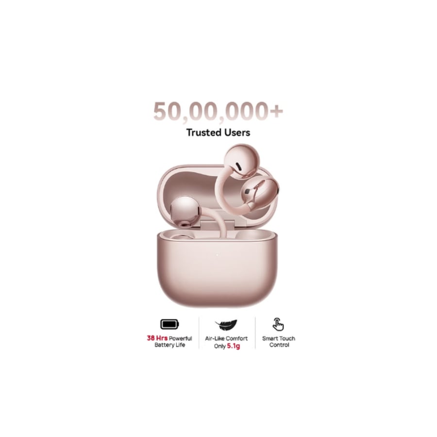 سماعات هواوي فري كليب 2 – HUAWEI FreeClip 2 - روز جولد