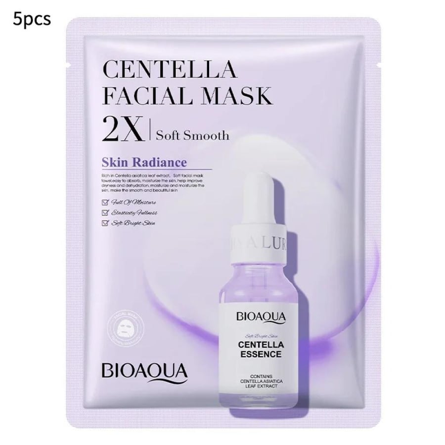 20 قطعة BIOAQUA Centella الكولاجين قناع الوجه ترطيب منعش ورقة أقنعة حمض الهيالورونيك قناع الوجه منتجات العناية بالبشرة