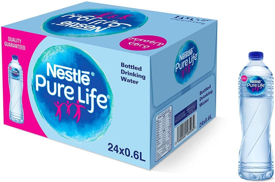 مياه نستلة 600 مل *24 حبه (Nestle 600 ml * 24)