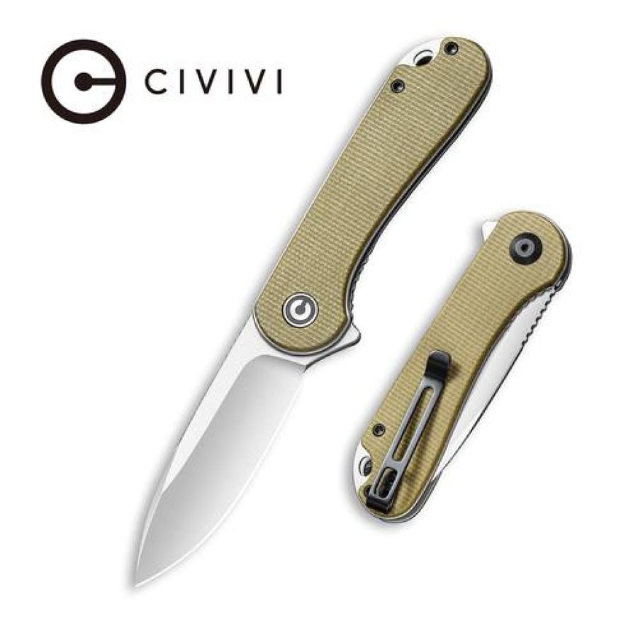 سكين طي Elementum بمقبض خشب C907S