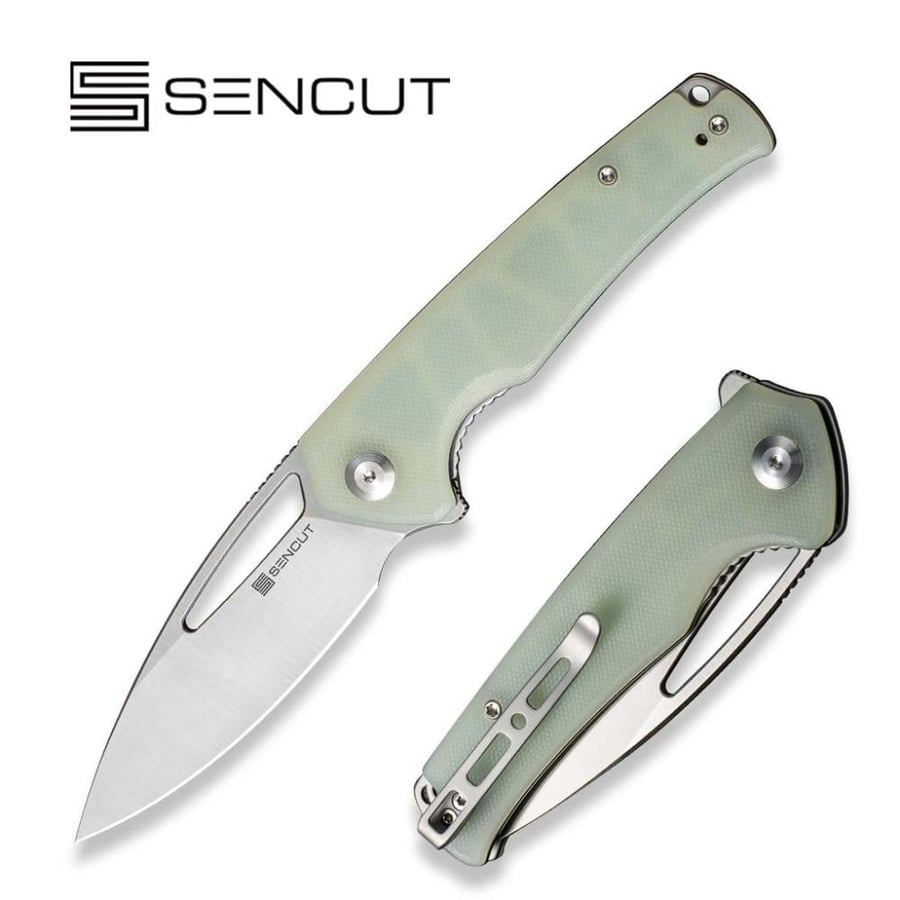 سكين SENCUT Mims، مقبض G10 طبيعي - نصل 9Cr18MoV ساتان