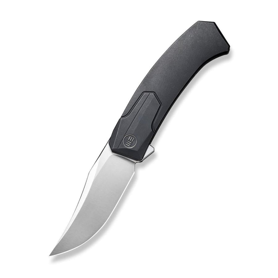 سكين WE KNIFE Shuddan، مقبض تيتانيوم أسود - نصل CPM 20CV ساتان
