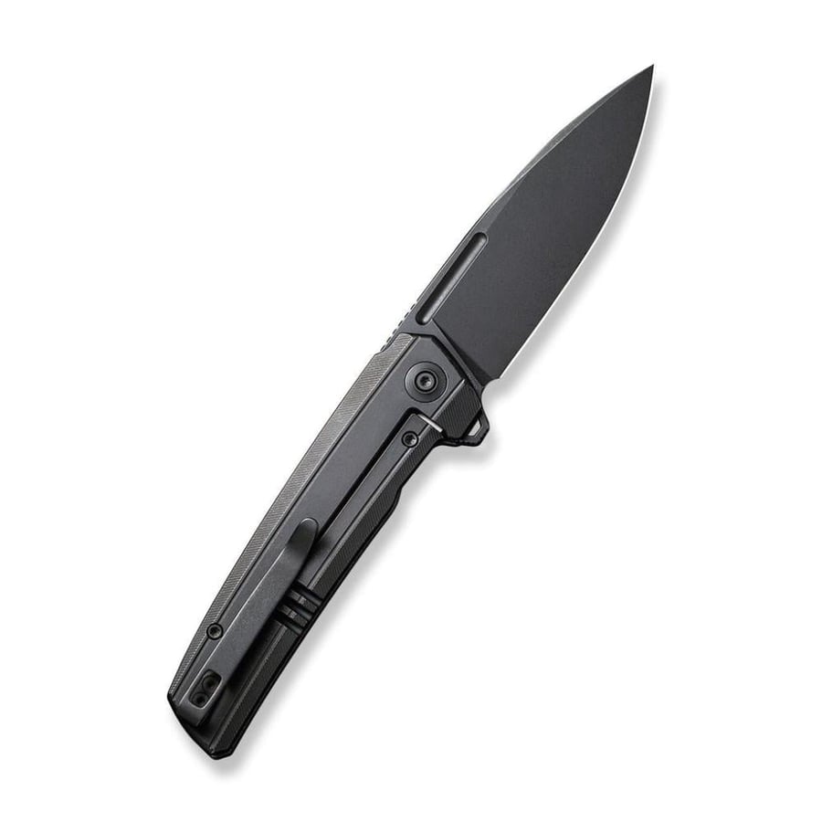سكين WE KNIFE Speedster، مقبض تيتانيوم أسود - نصل CPM 20CV ستونووش أسود