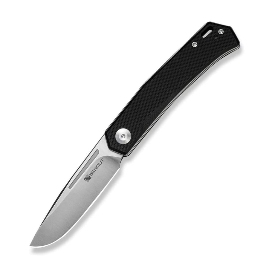 سكين SENCUT Braxx، مقبض G10 أسود - نصل D2 ساتان