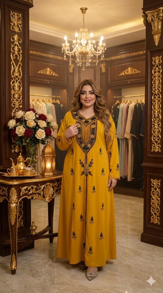 جلابية كويتي فخمة
