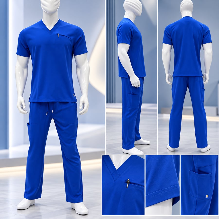 سكراب رجالي ستريتش Yale blue