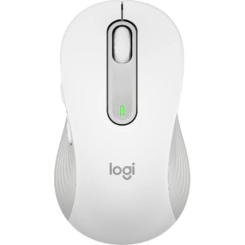 ماوس Logitech Signature M650 - (GHz اتصال لا سلكي (تردد 2.4/بلوتوث up to 4000 dpi ابيض