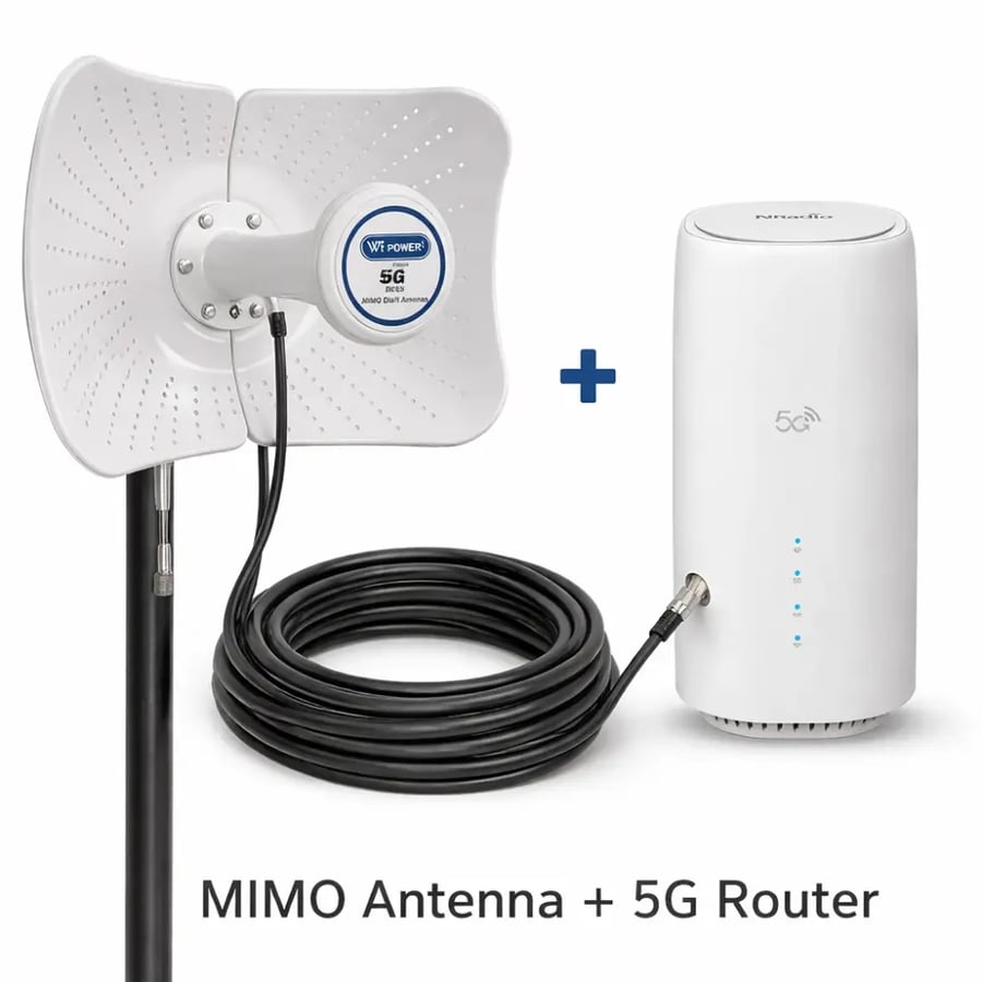 طقم GENEX Pro 3 Plus 5G مع هوائي MIMO 24dBi - شامل التركيب