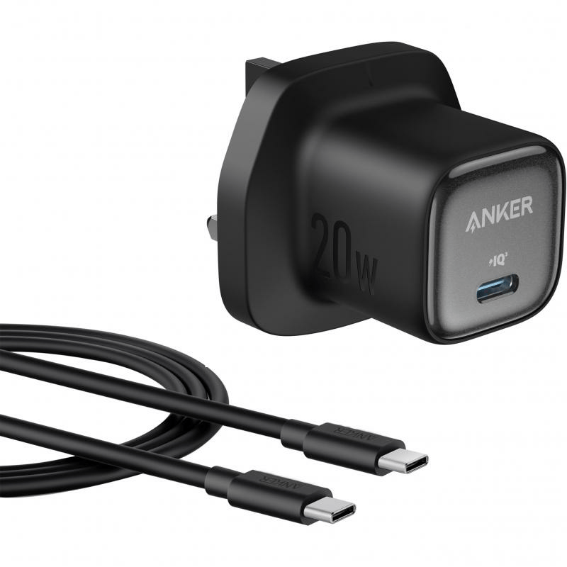 شاحن جداري Anker B2699K11 - واط بتقنية 20 شاحن GaN اسود