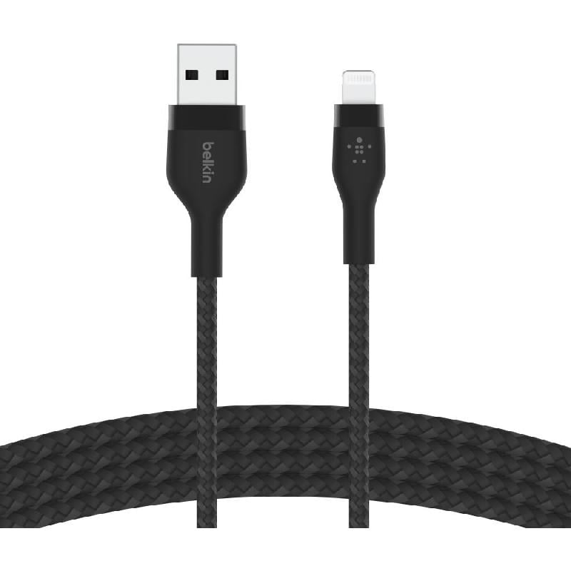 كيبل Belkin BoostCharge Pro Flex - 1 متر 3.28 قدم اسود