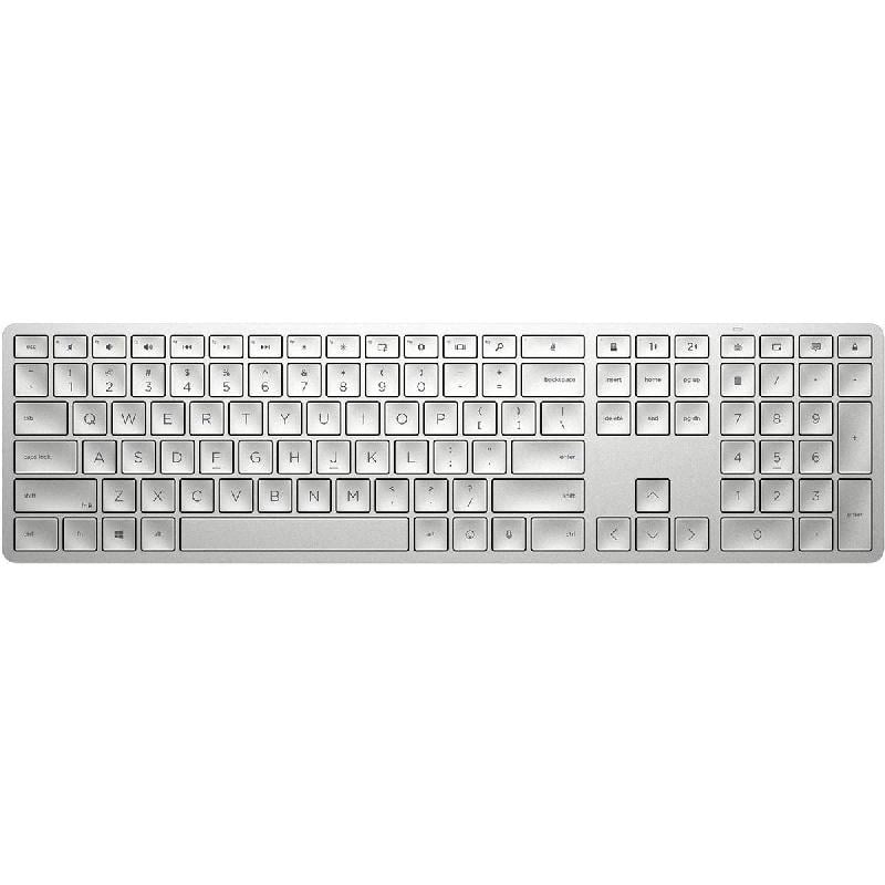 كيبورد HP 970 - GHz اتصال لا سلكي تردد 24 بلوتوث ابيض