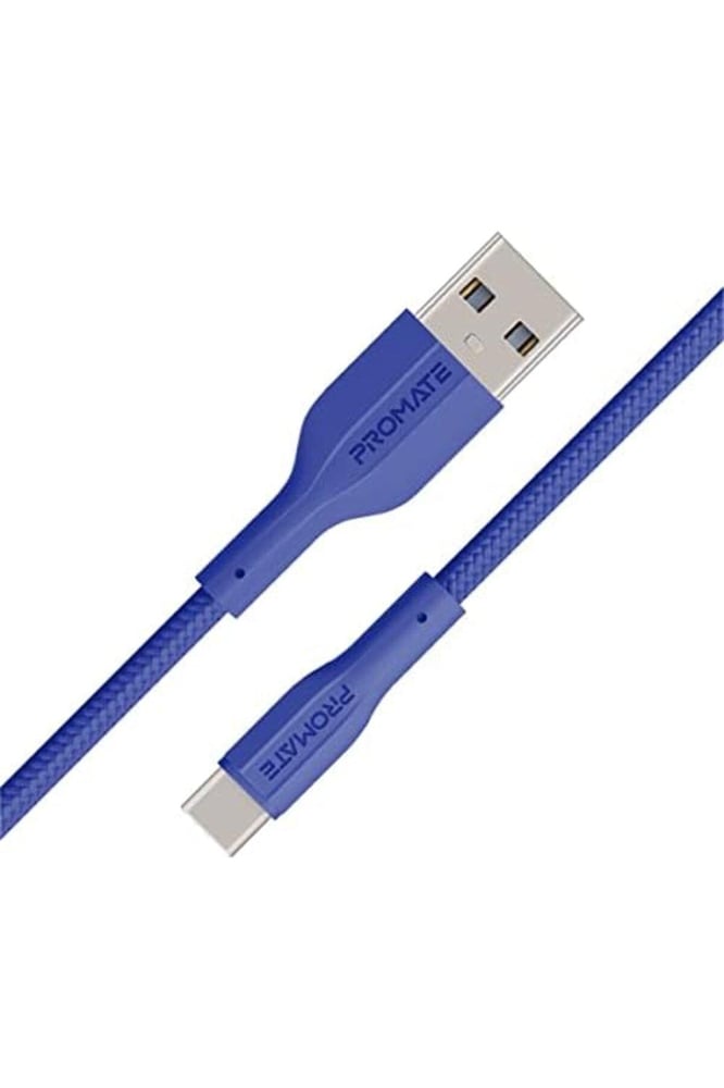 بروميت كابل بروميت USB إلى USB-C ، كابل شحن متين من السيليكون من النوع C مع شحن سريع 2 أمبير ، مزامنة بيانات 480 ميجابت في الثانية ، سلك 1 متر وعمر انحناء طويل 10000 لسامسونج جالاكسي S22 ، i