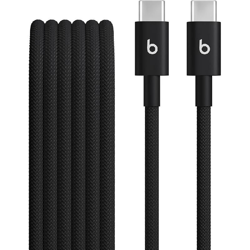 كيبل شحن ومزامنة Beats Woven - 20 سم 7.87 بوصة أسود بولت (Woven) 655031