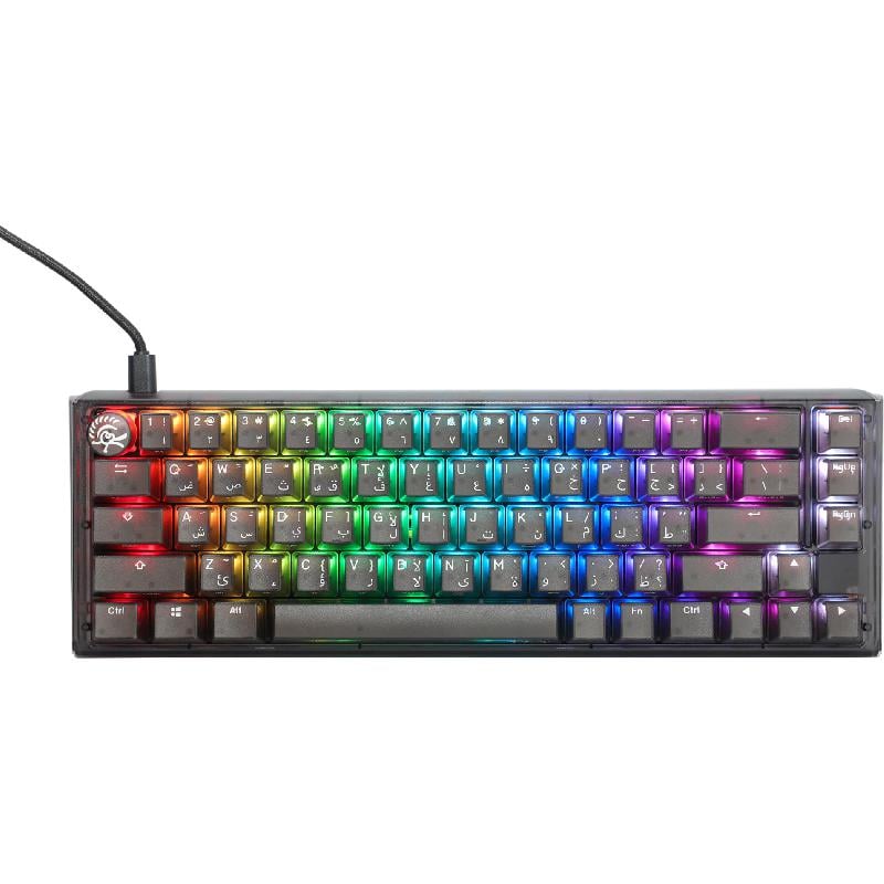 كيبورد ألعاب Ducky One 3 Aura 60% - 60% اسود