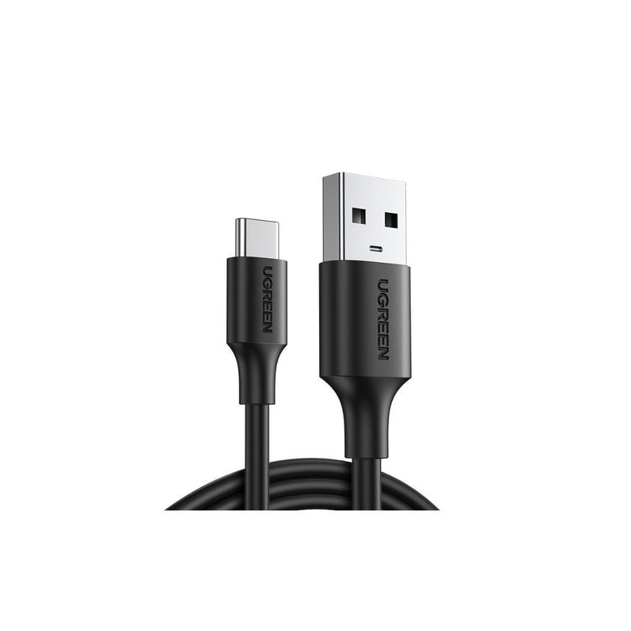 يوجرين سلك شاحن يوجرين من usb إلى usb-c مضفر بطول 3 م - أسود