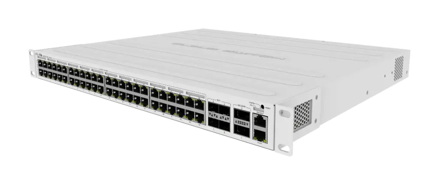 سويتش PoE MikroTik CRS354-48P-4S plus 2Q plus RM 750W PoE Switch