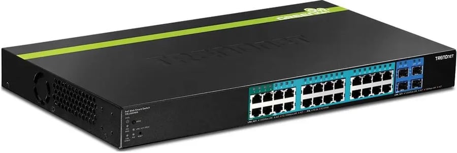 سويتش PoE TRENDnet 28-Port Gigabit Web Smart PoE plus Switch 46561