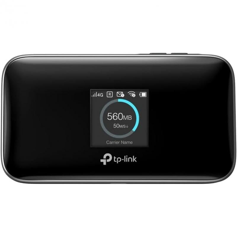 راوتر متنقل 4G TP-Link M7750 - حتى 600 ميجابت في الثانية اتصال حتى 32 جهاز اسود