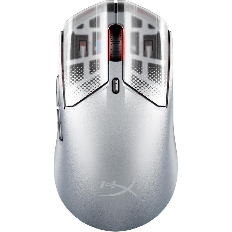 ماوس ألعاب HyperX Pulsefire Haste 2 S - (GHz اتصال لا سلكي (تردد 2.4/بلوتوث نقطة في البوصة 26000 حتى (DPI) فضي