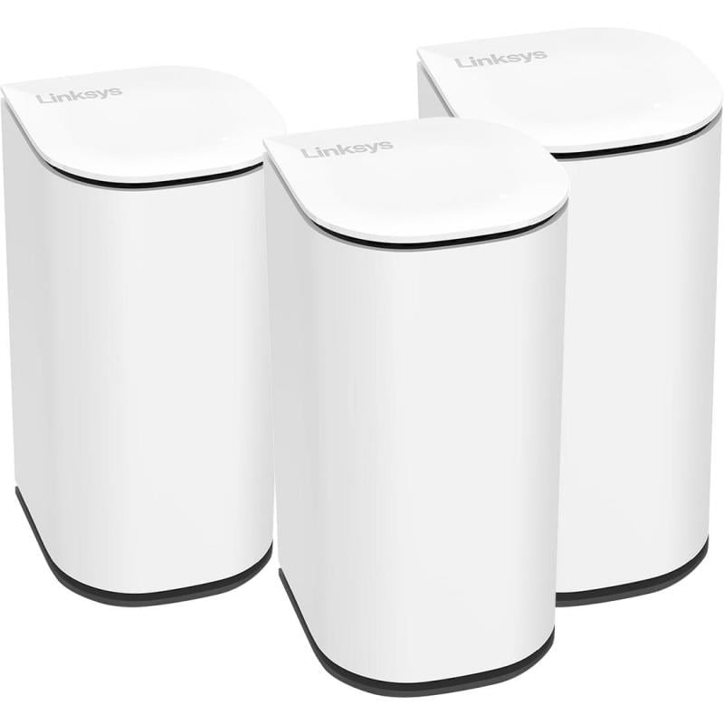 نظام واي فاي شبكي Mesh Linksys Velop Micro 7 (3-Pack) - ميجابت في الثانية 5000 سرعة تصل الى (5 جيجاهرتز/نطاق مزدوج (2.4 جيجاهرتز