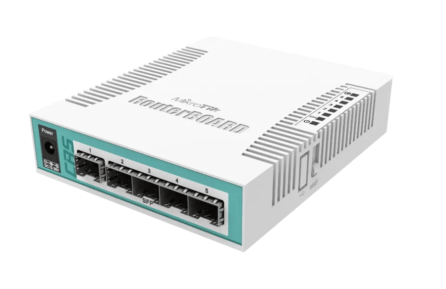 سويتش مُدار MikroTik Cloud Router Switch (CRS106-1C-5S)