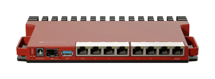 راوتر شرائح MikroTik L009 8x Gbit Ethernet 1x 2.5Gbit SFP Router L009UiGS-RM